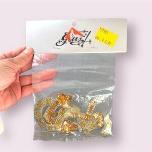 GLITZ Vintage 90s Gold Anchor Applique *New*